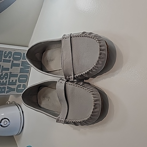 Old Navy loafers lite grey woman's 10 - Picture 1 of 7